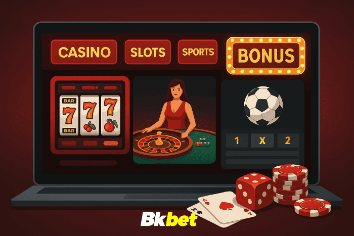 Plataforma online Cassino BKBET com bônus exclusivos